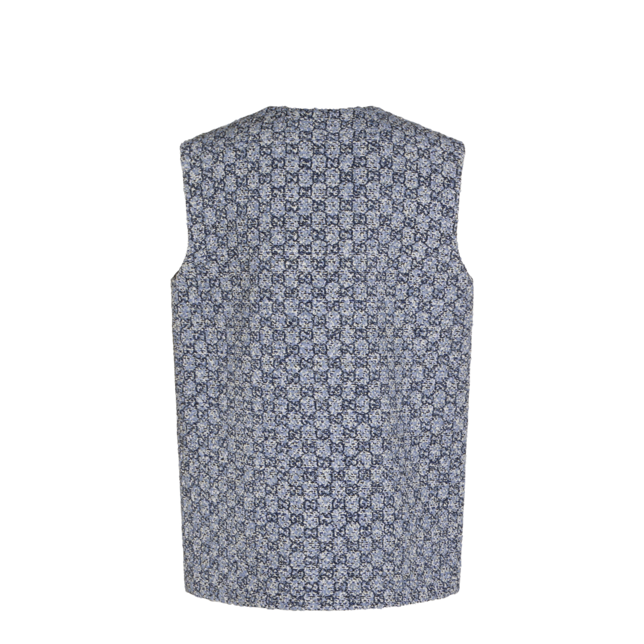 Multicolor Tweed Gilet