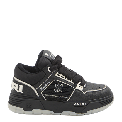 Leather Mesh Sneakers