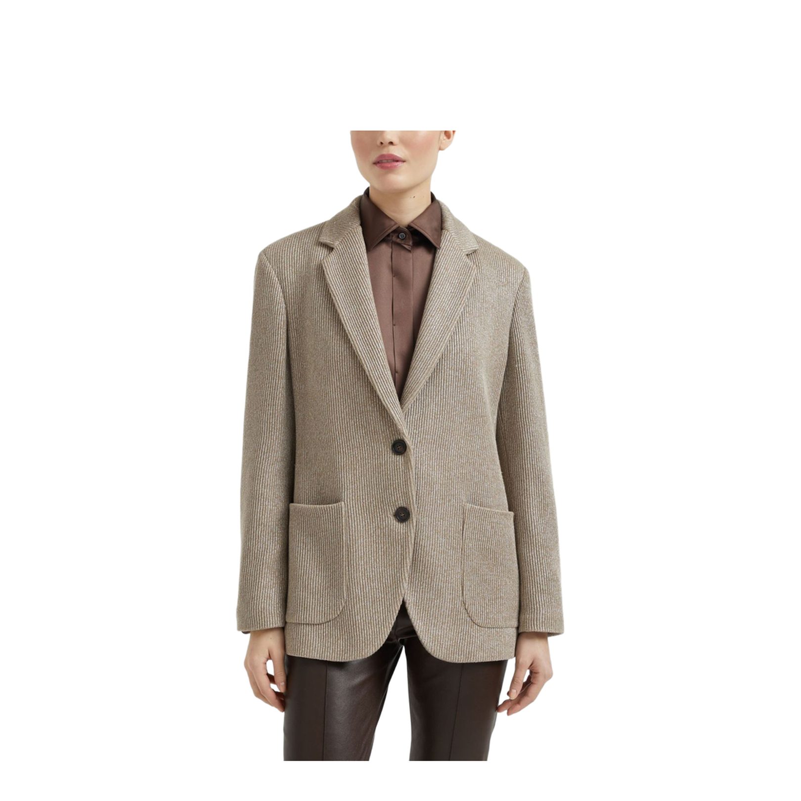 Cotton Single-Breasted Jacket