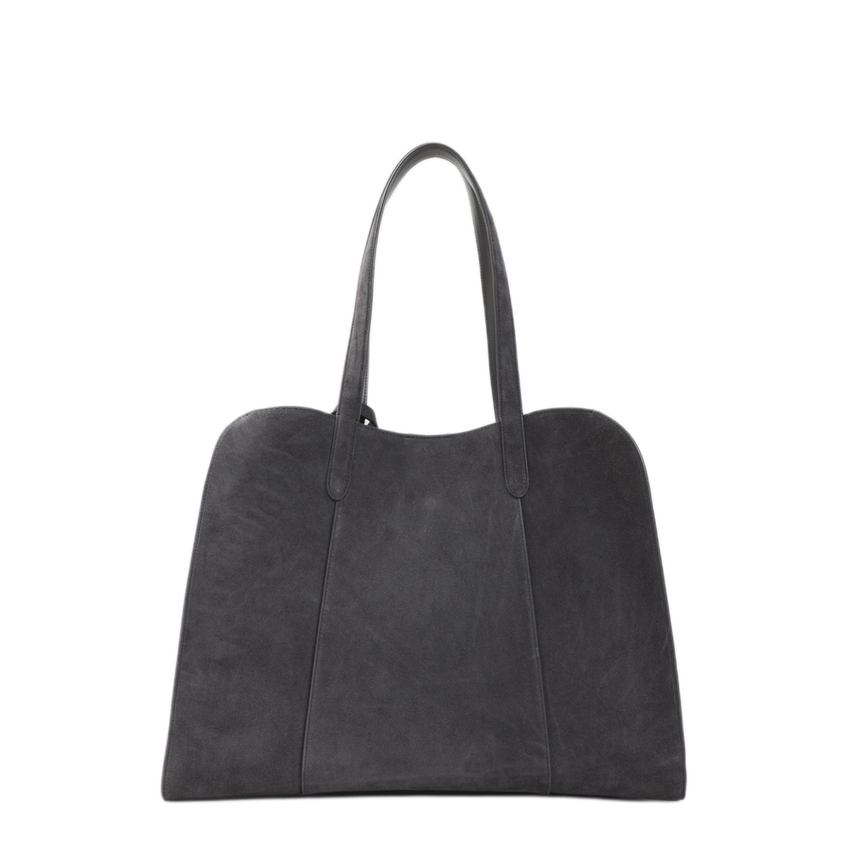 MAYFEYR - GIORGIO ARMANI - Charcoal Suede Handbag - GW003950AF14186U8170