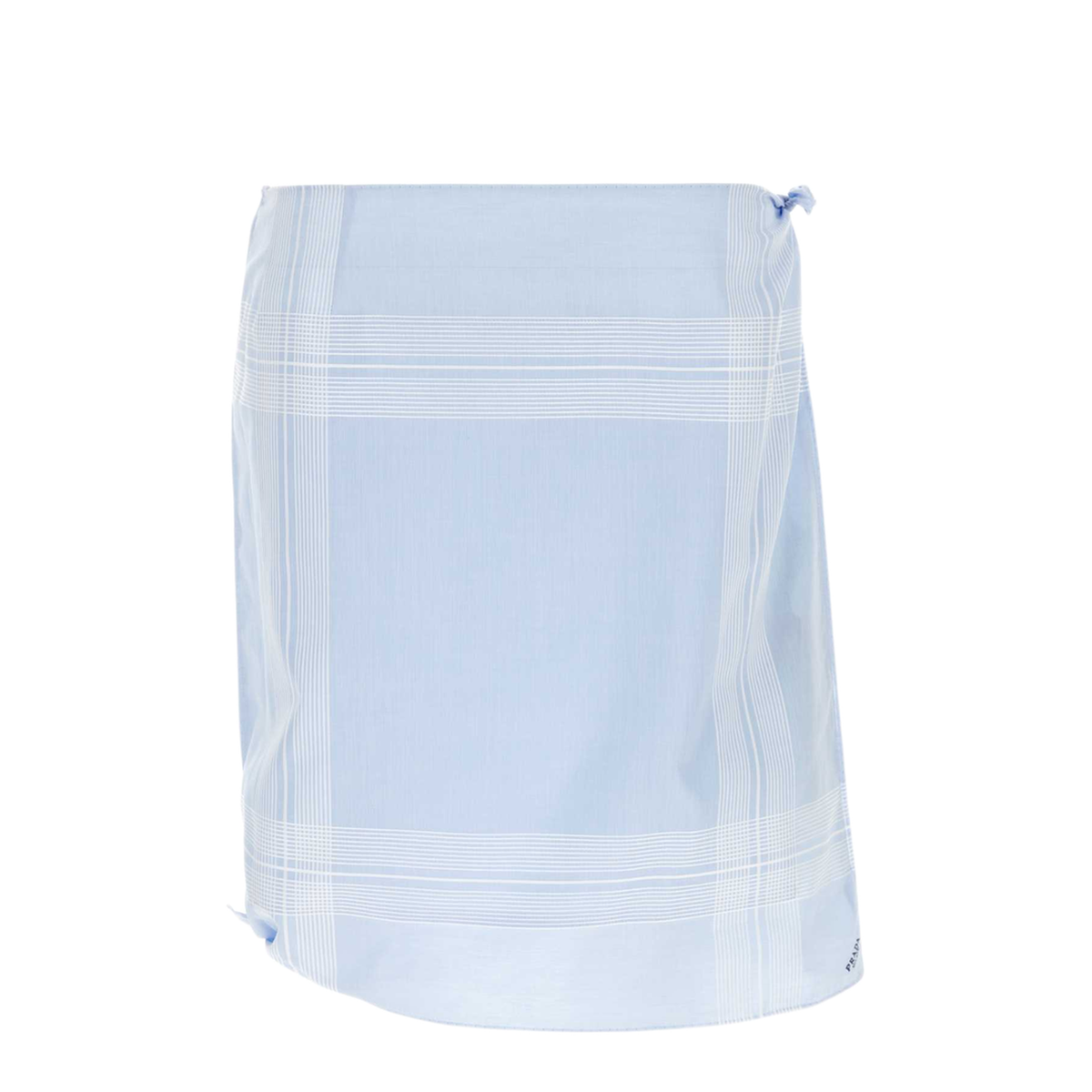 MAYFEYR - Prada - Light Blue Cotton Skirt - P151KRSOOO15FBF0013