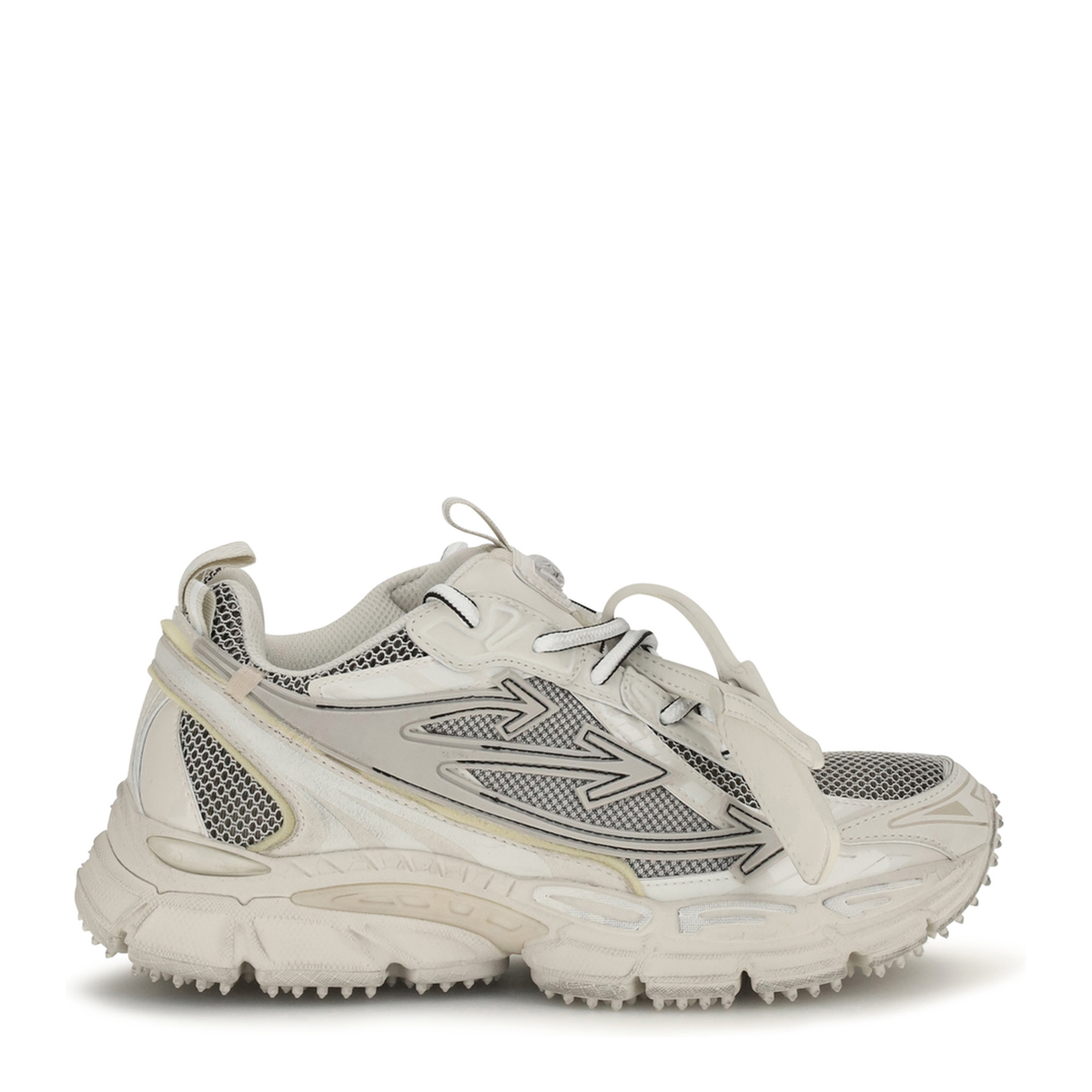MAYFEYR - Off-White - Be Right Back Worn Out Sneakers - OF05754267BGEGRY
