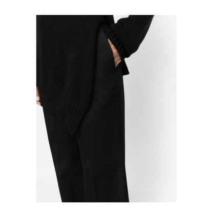 Wool Pleat-Front Trousers