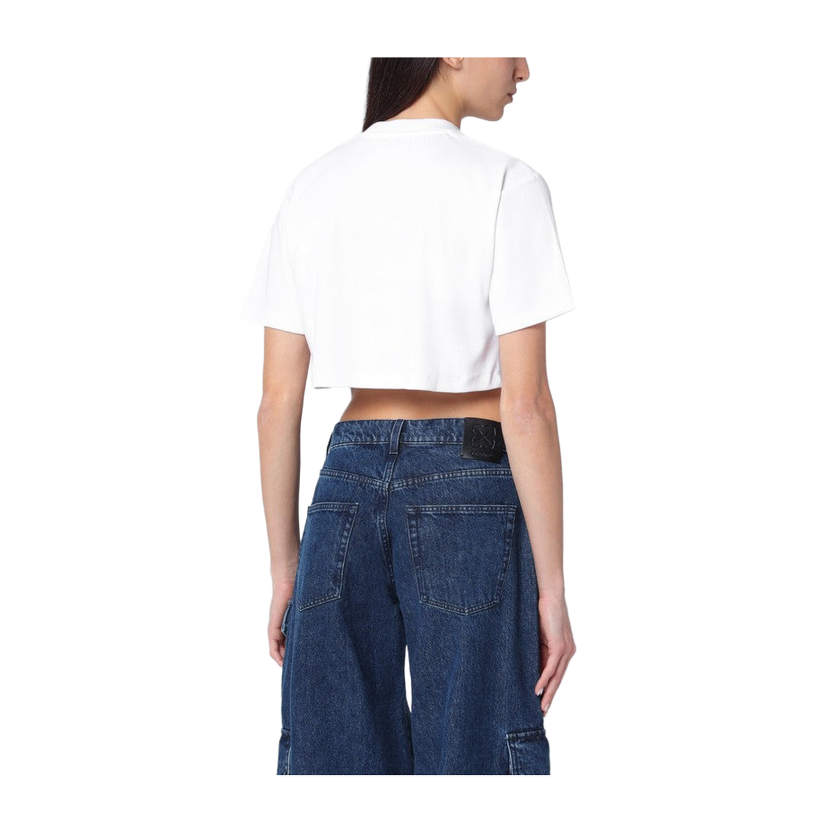 Cropped T-Shirt with Logo