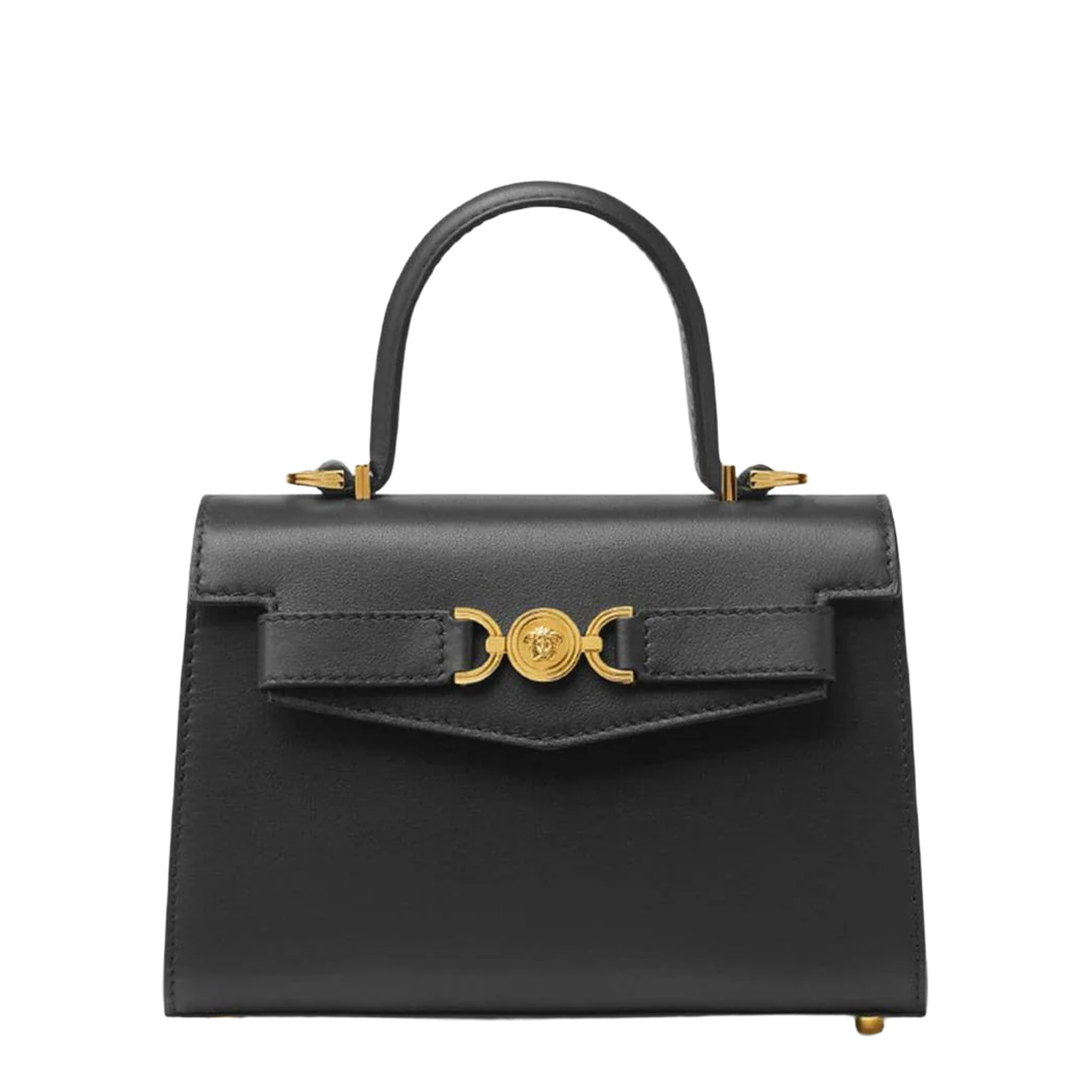 Medusa Plaque Fold-Over Top Tote Bag