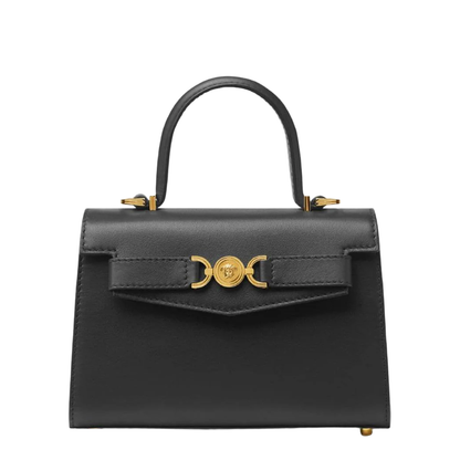 Medusa Plaque Fold-Over Top Tote Bag