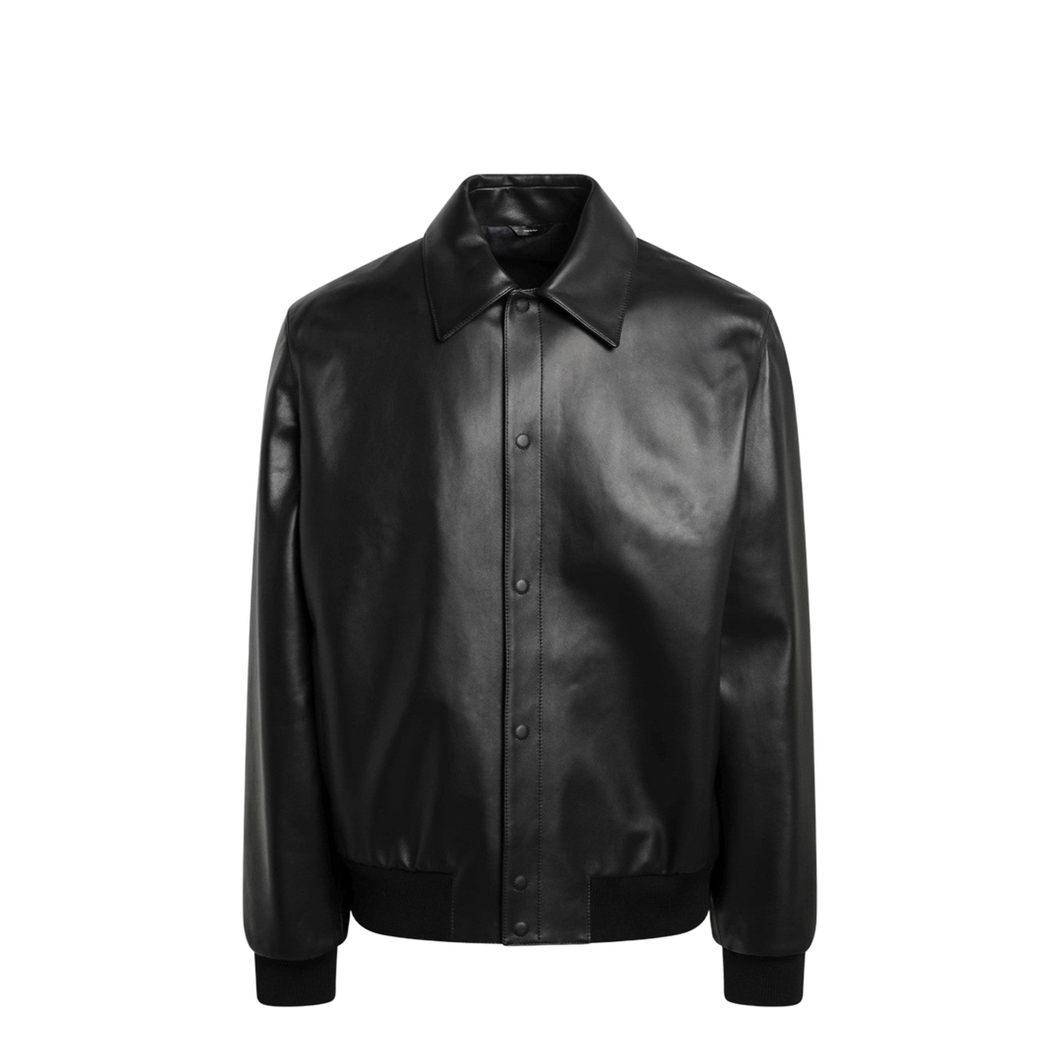 Black Leather Blouson