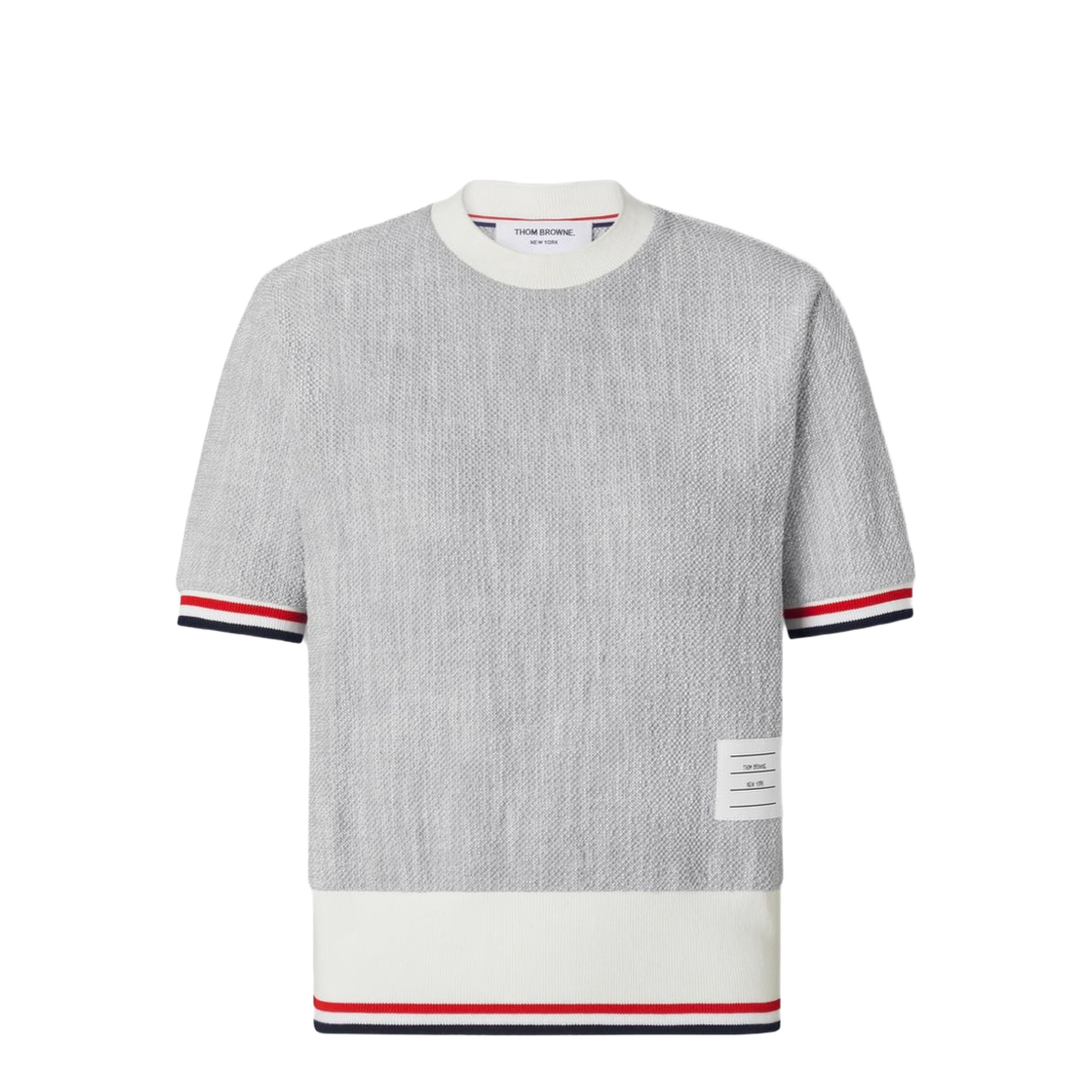 MAYFEYR - Thom Browne - T-Shirts And Polos Light Grey - FJS230AJ0194055