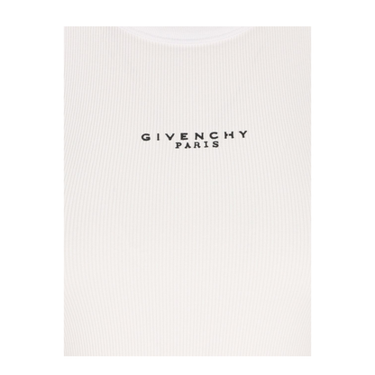 Logo Ribbed Tank Top