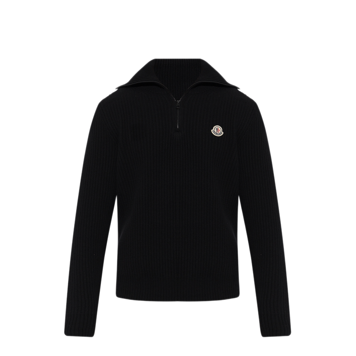 MAYFEYR - Moncler - Wool Turtleneck With Logo Patch - L20919F00003M1241999