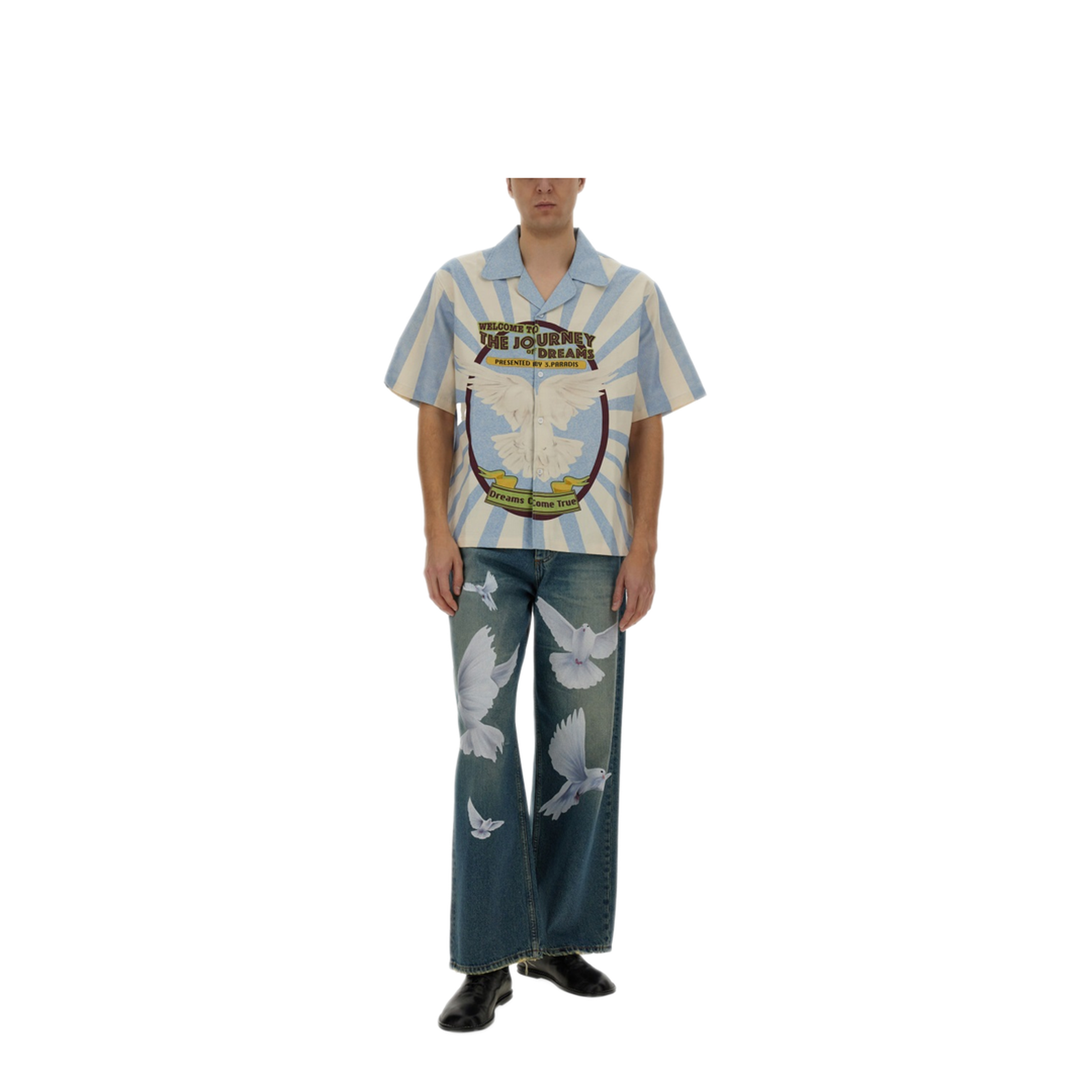 MAYFEYR - 3.PARADIS - Freedom Jeans - SS2539BAGGYWHASHEDBLU