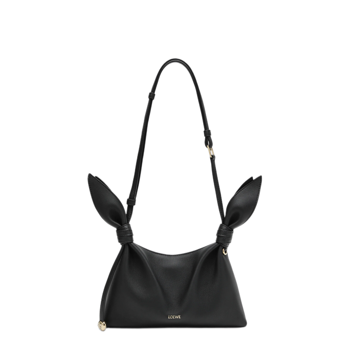 MAYFEYR - Loewe - Mini Scarf Bag In Black Smooth Calfskin - ABNYUNNX01LE1100