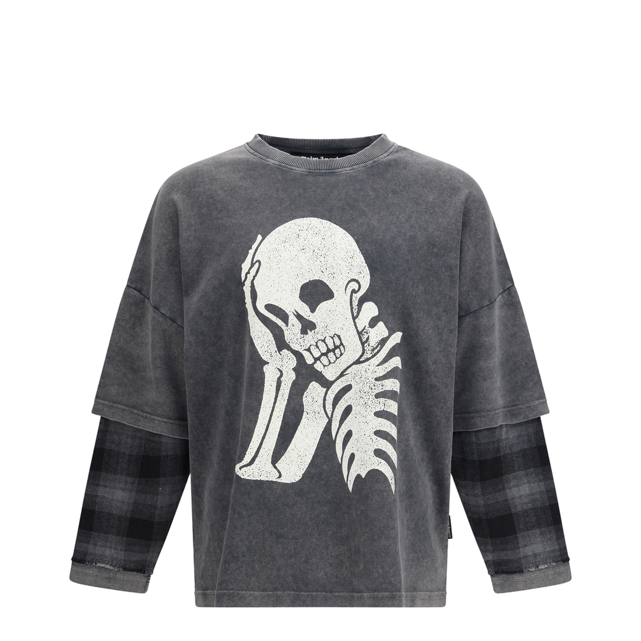 MAYFEYR - Palm Angels - Skull Double Long-Sleeved Shirt - PMAB05ES26JER001