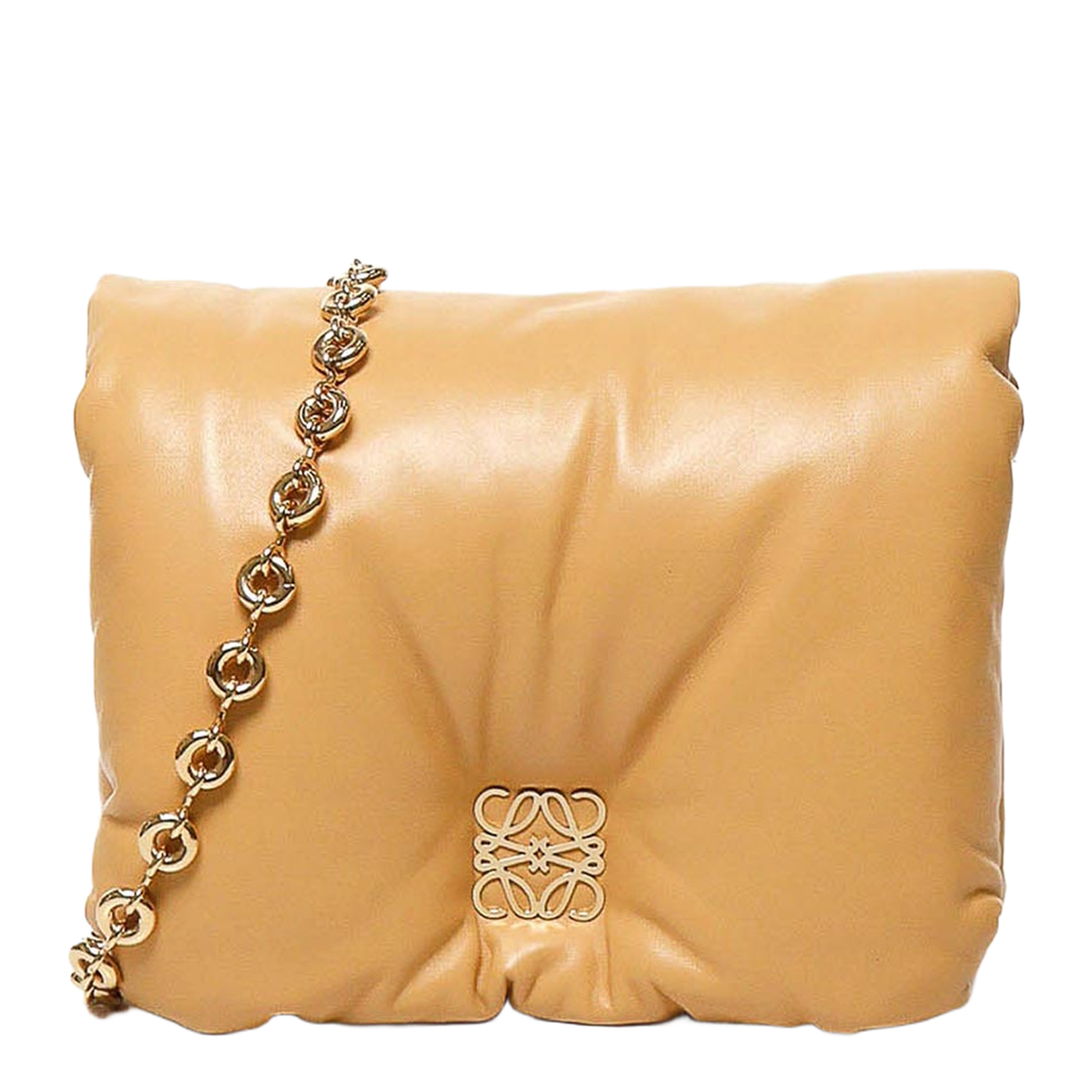 Goya Puffer Bag In Shiny Nappa Lambskin