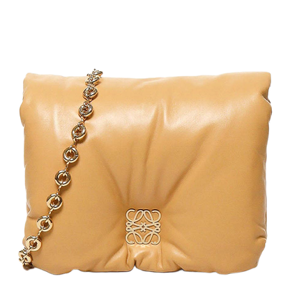 Goya Puffer Bag In Shiny Nappa Lambskin