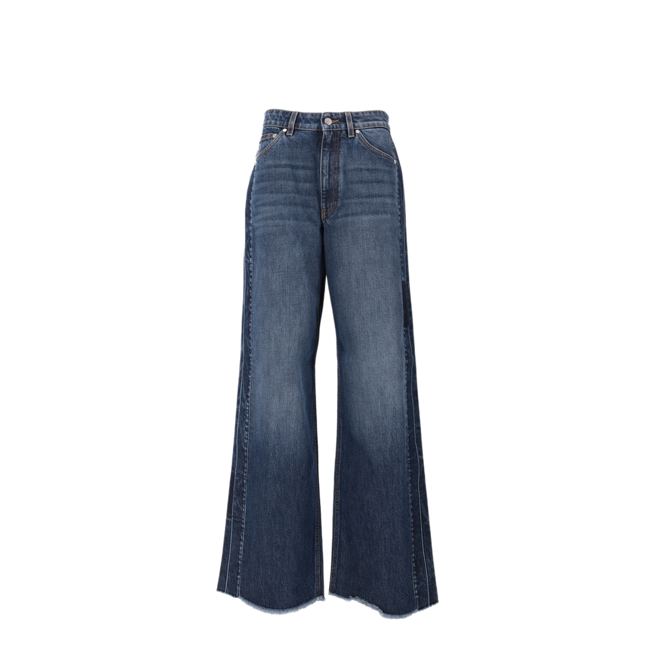 MAYFEYR - Stella Mccartney - Side Waistband Det Wide Leg Jean - 6D04753SQH534003