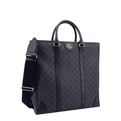 GG Black Large Canvas Tote Bag - Navy Blue