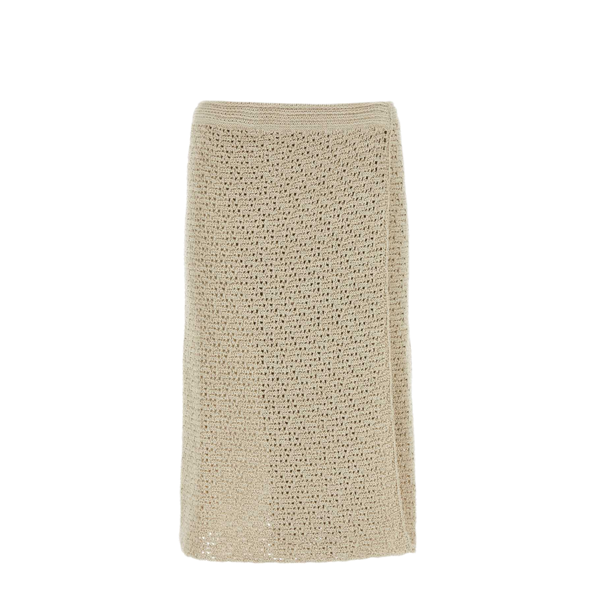 MAYFEYR - Bottega Veneta - Sand Crochet Skirt - 782282V3WM09227