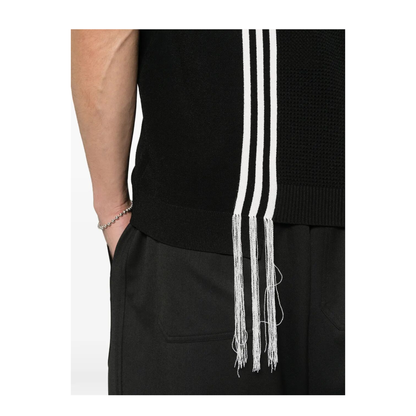 MAYFEYR - Y-3 - Gfx Knitted Vest With Perforated Details - KH0420