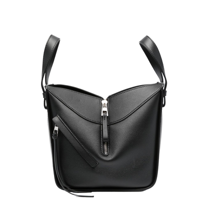 Hammock Compact Calfskin Bag - Black