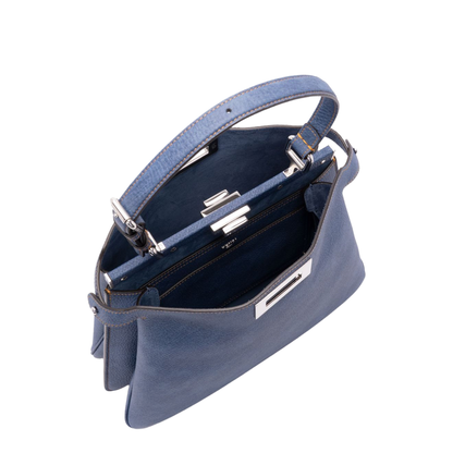 Peekaboo Soft Medium Cuoio Romano Leather Blue