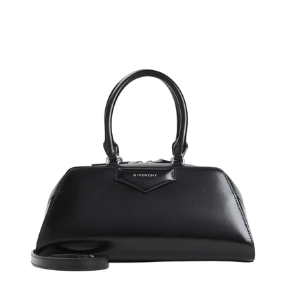 Small Antigona East-West Bag in Box Leather