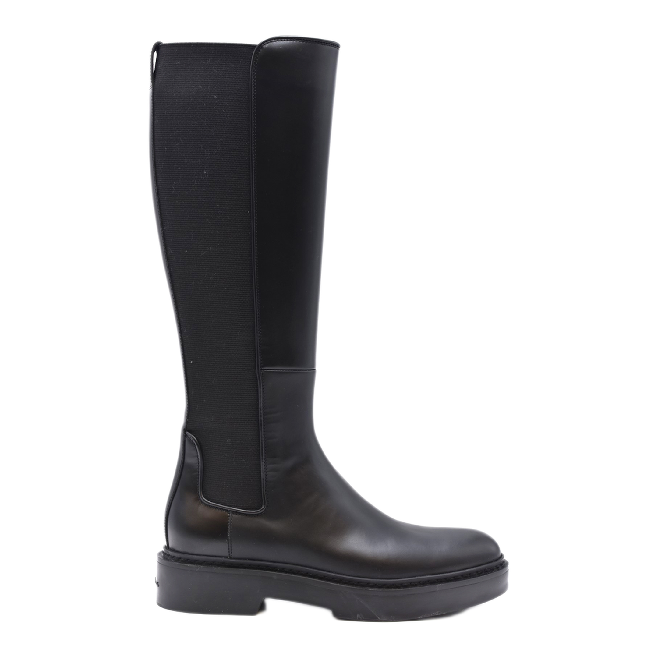 MAYFEYR - Santoni - Black Leather Boots - WSHW59512SMONUORN01