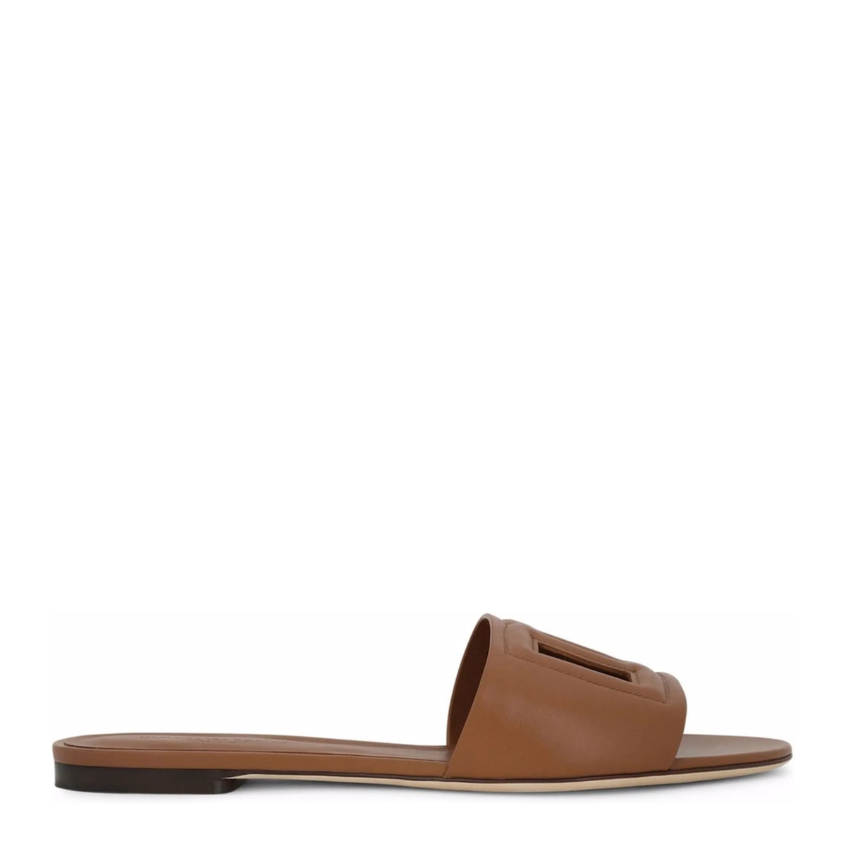 Calfskin Sliders with Logo