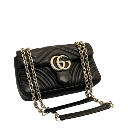 Small Shoulder Bag Black Leather