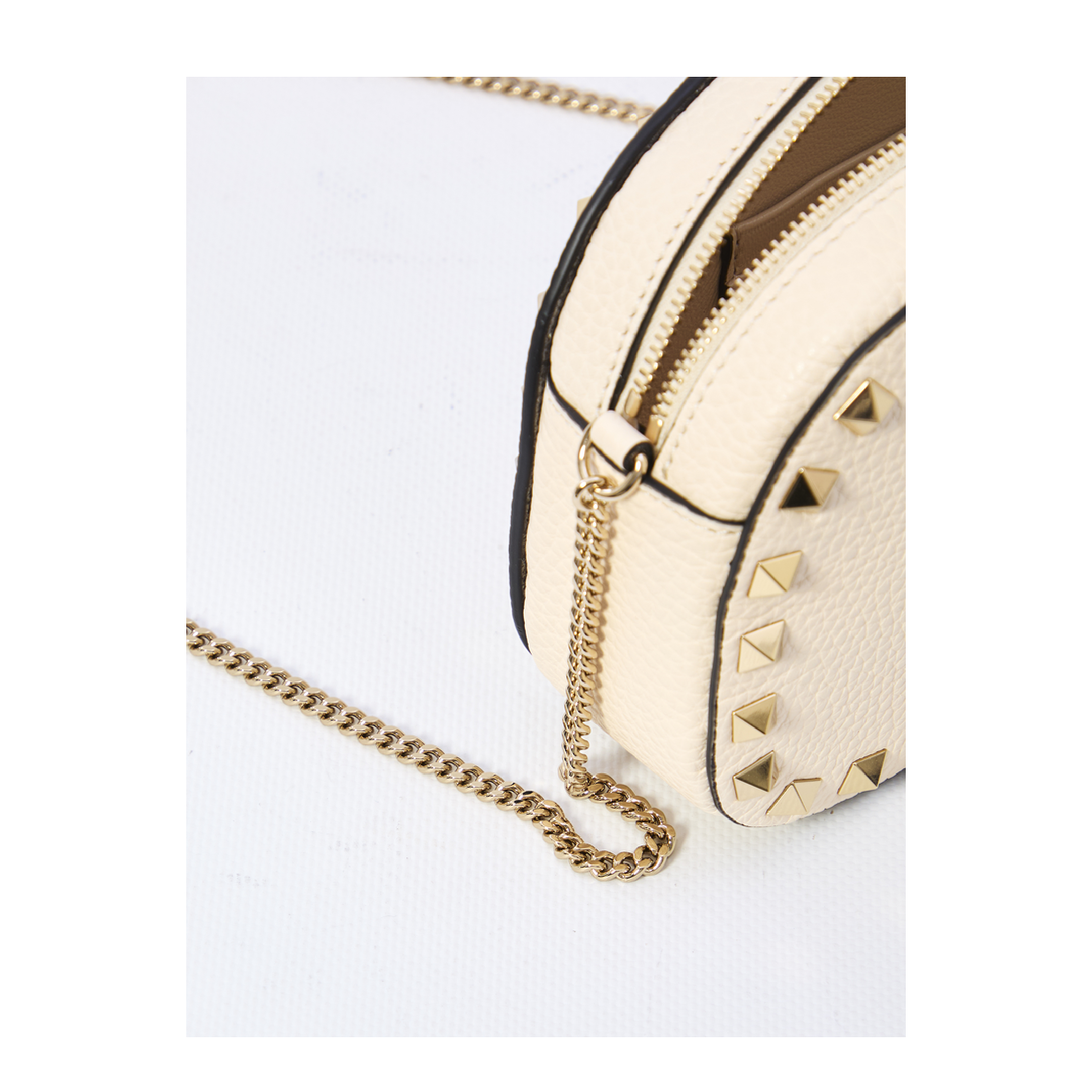 Rockstud Mini Leather Crossbody Bag