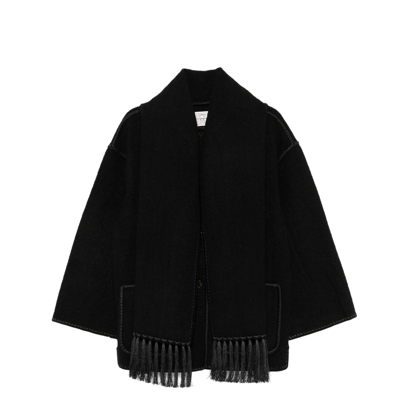 Black Wool Blend Jacket