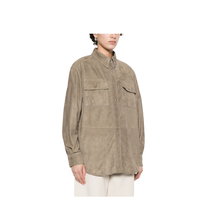 Suede Shirt - Grey