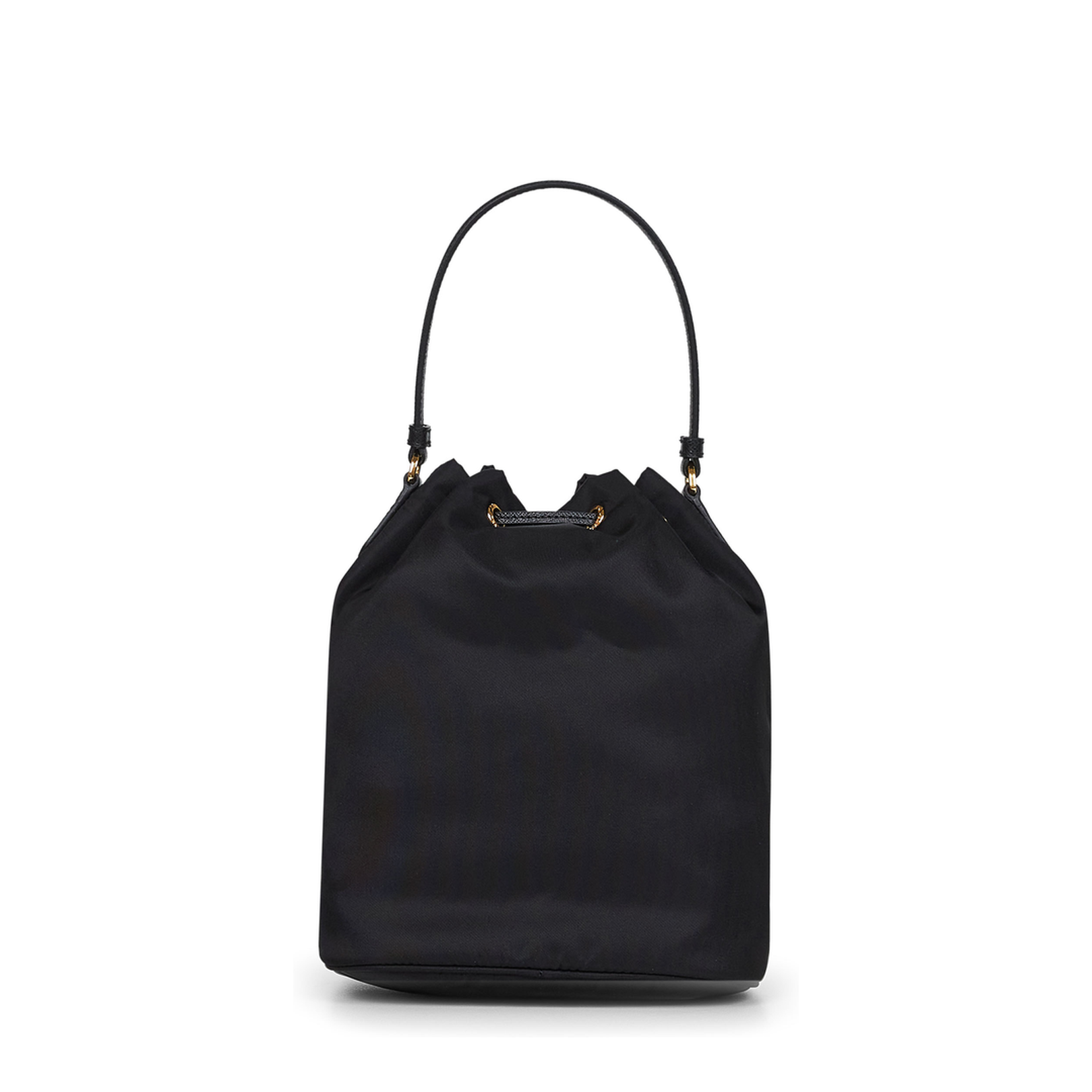 Black Re-Nylon Bucket Bag