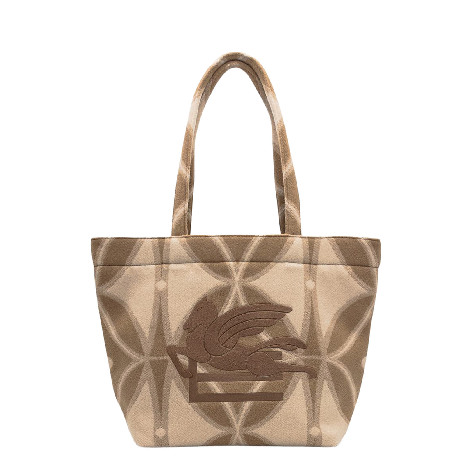 Wool Shopping Bag With Logo
