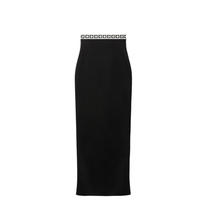 Skirt with back slit