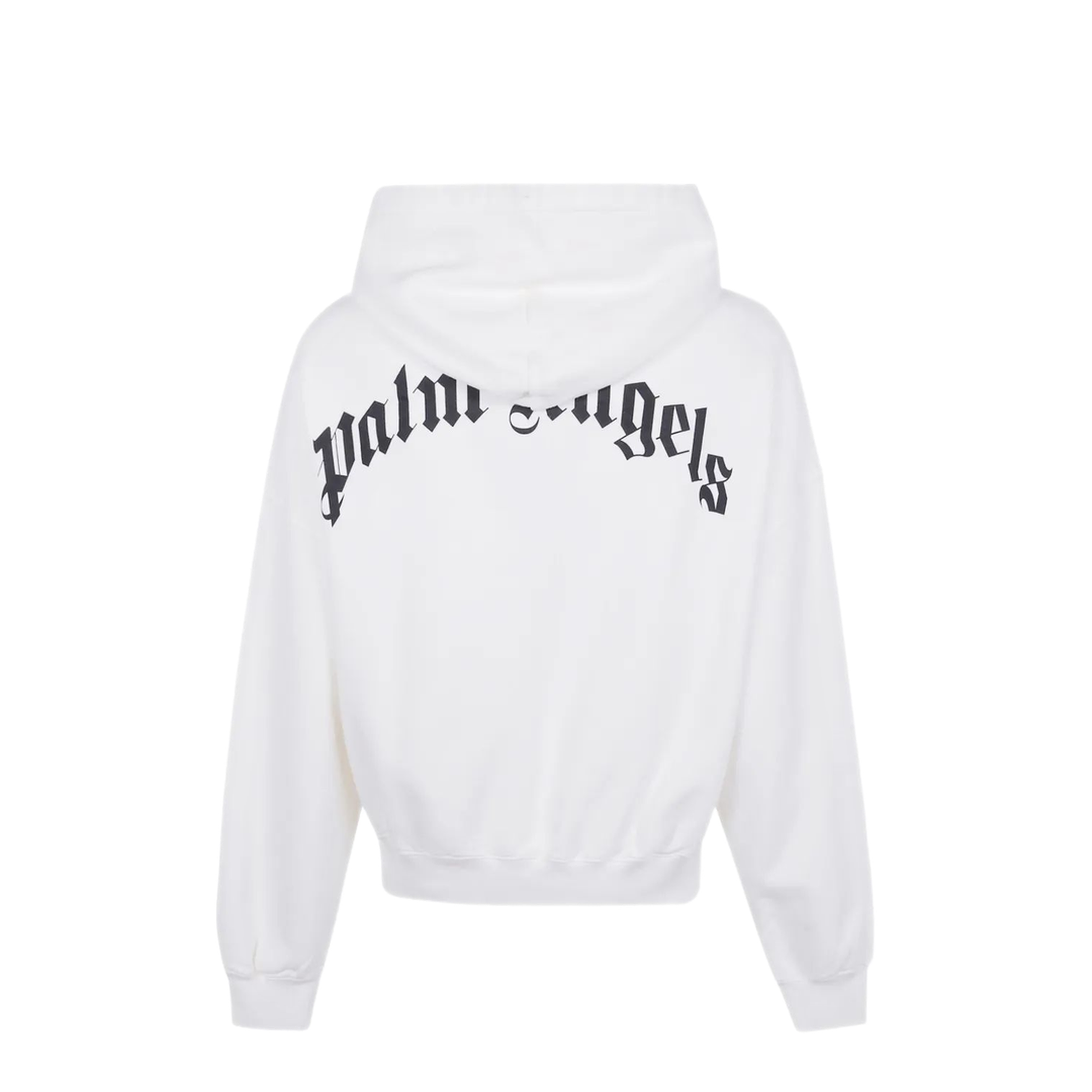 MAYFEYR - Palm Angels - Back Curved Logo Loose Hoody Off White - PMBB17EF25FLE0040310