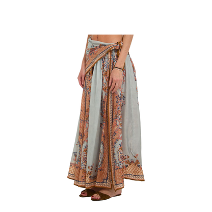 Aster Scarf Midi Skirt