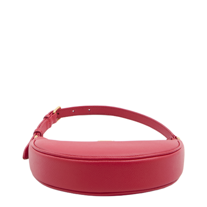 VLogo Signature Mini Calfskin Hobo Bag - Pure Red