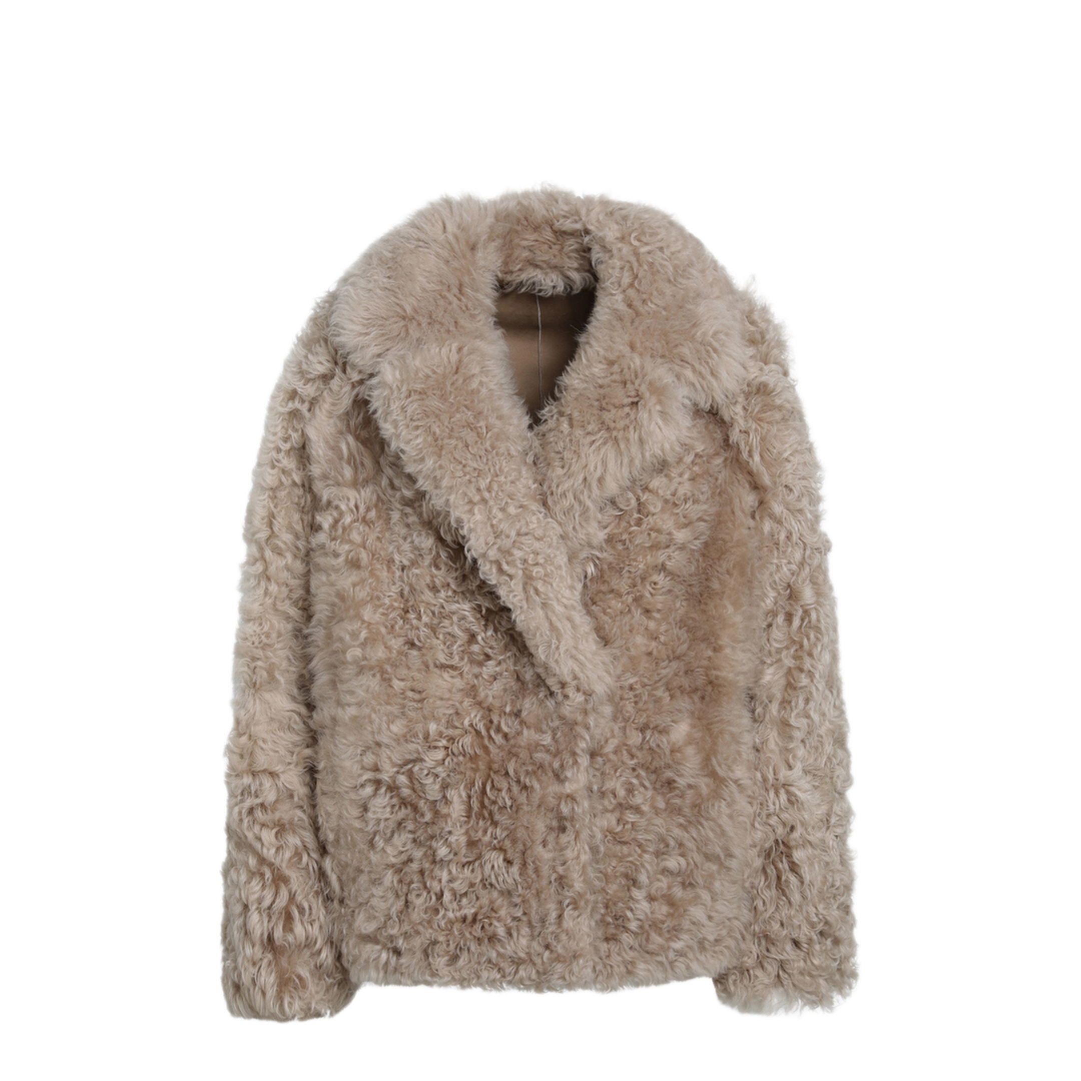 MAYFEYR - Blancha - Short Hazelnut Fur Jacket - 2613330075NO