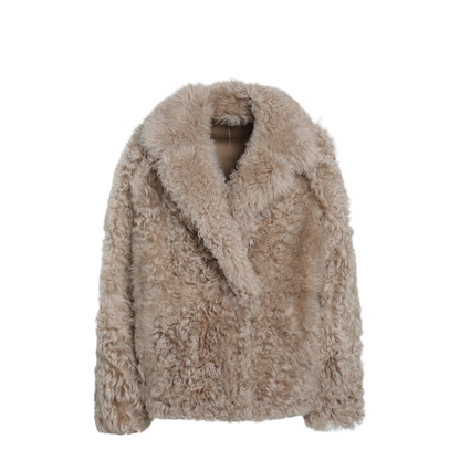 MAYFEYR - Blancha - Short Hazelnut Fur Jacket - 2613330075NO