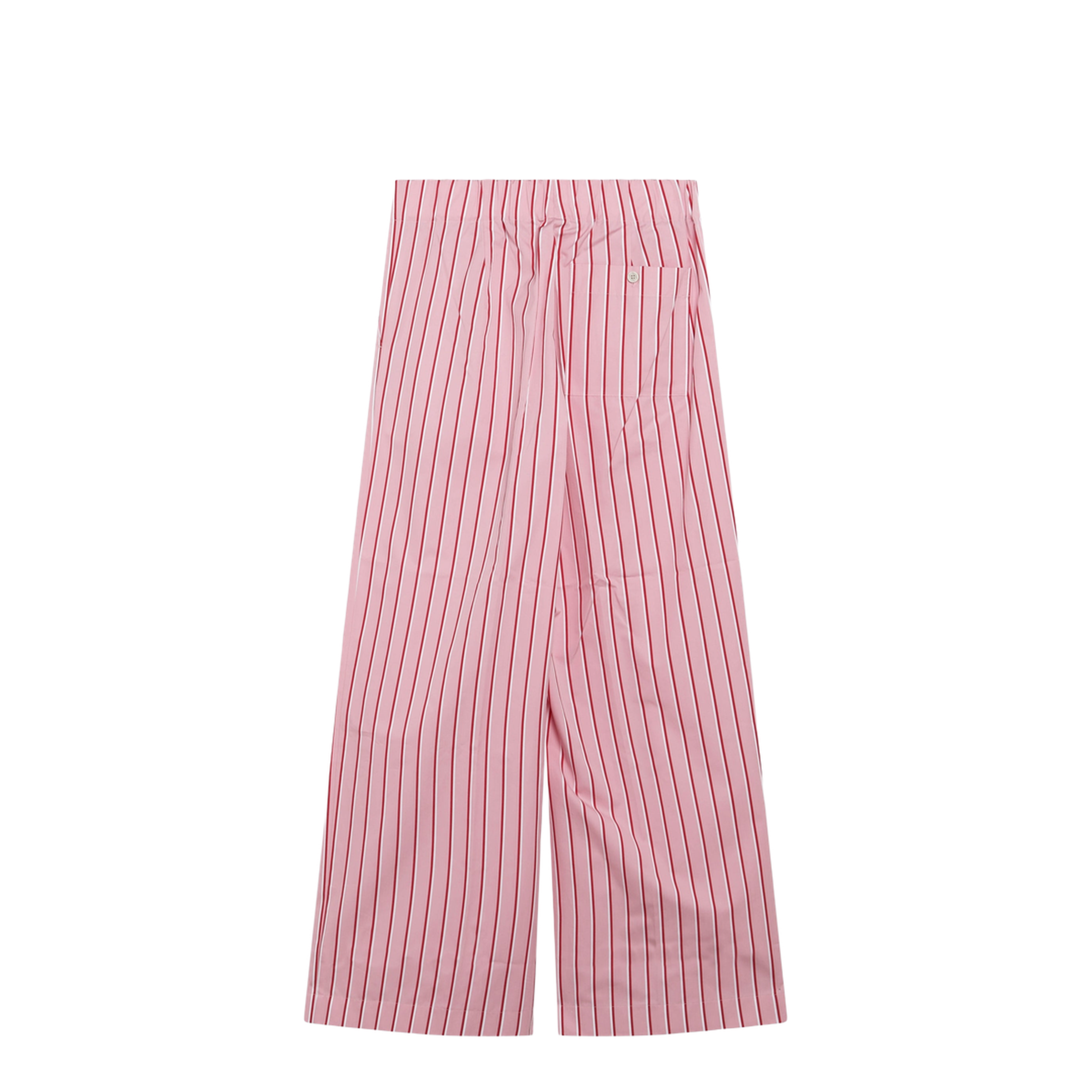 MAYFEYR - Dries Van Noten - Wide Pink Striped Trousers - 109093064305