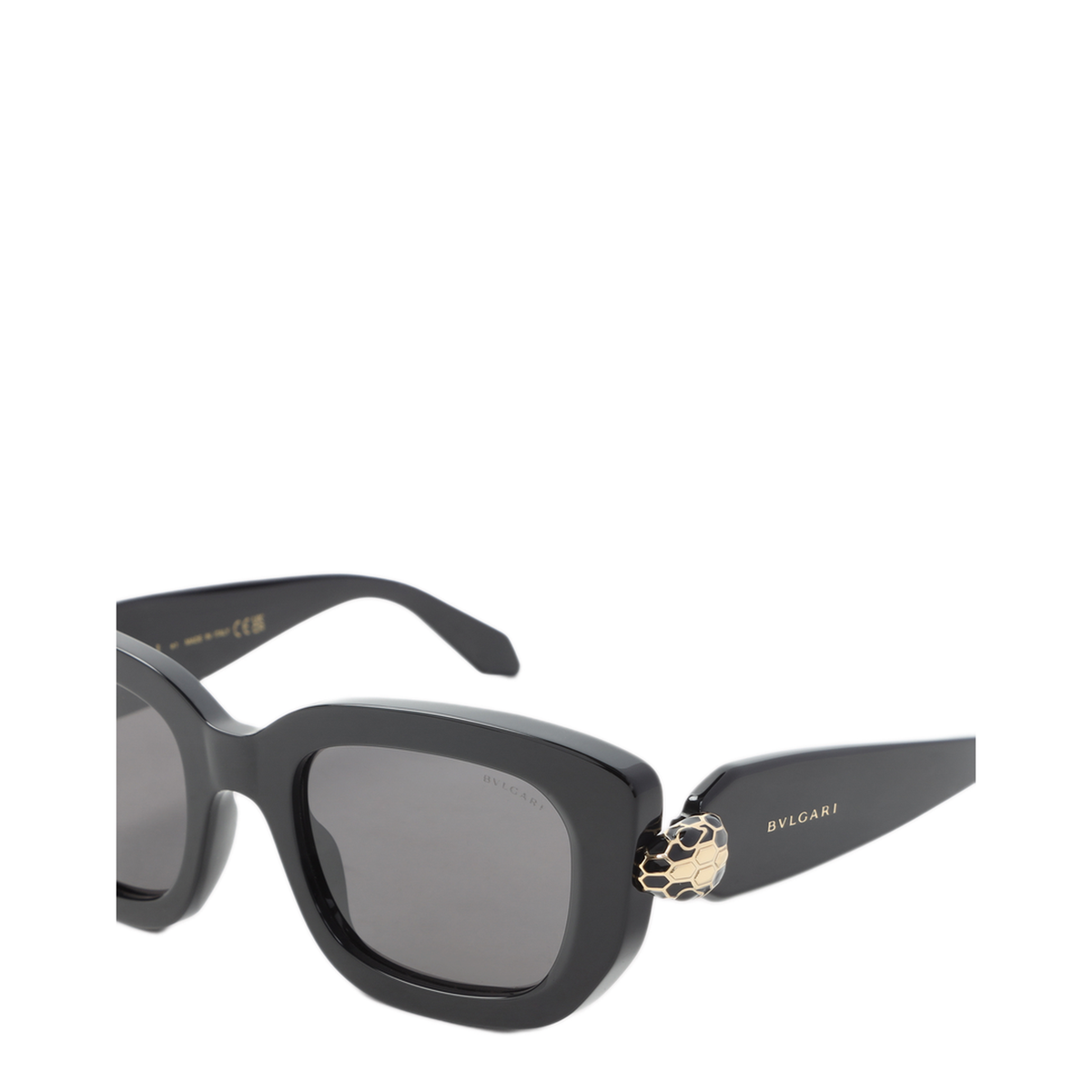 MAYFEYR - BVLGARI EYEWEAR - Serpenti Forever Rectangular Sunglasses - BV40087IBLACK