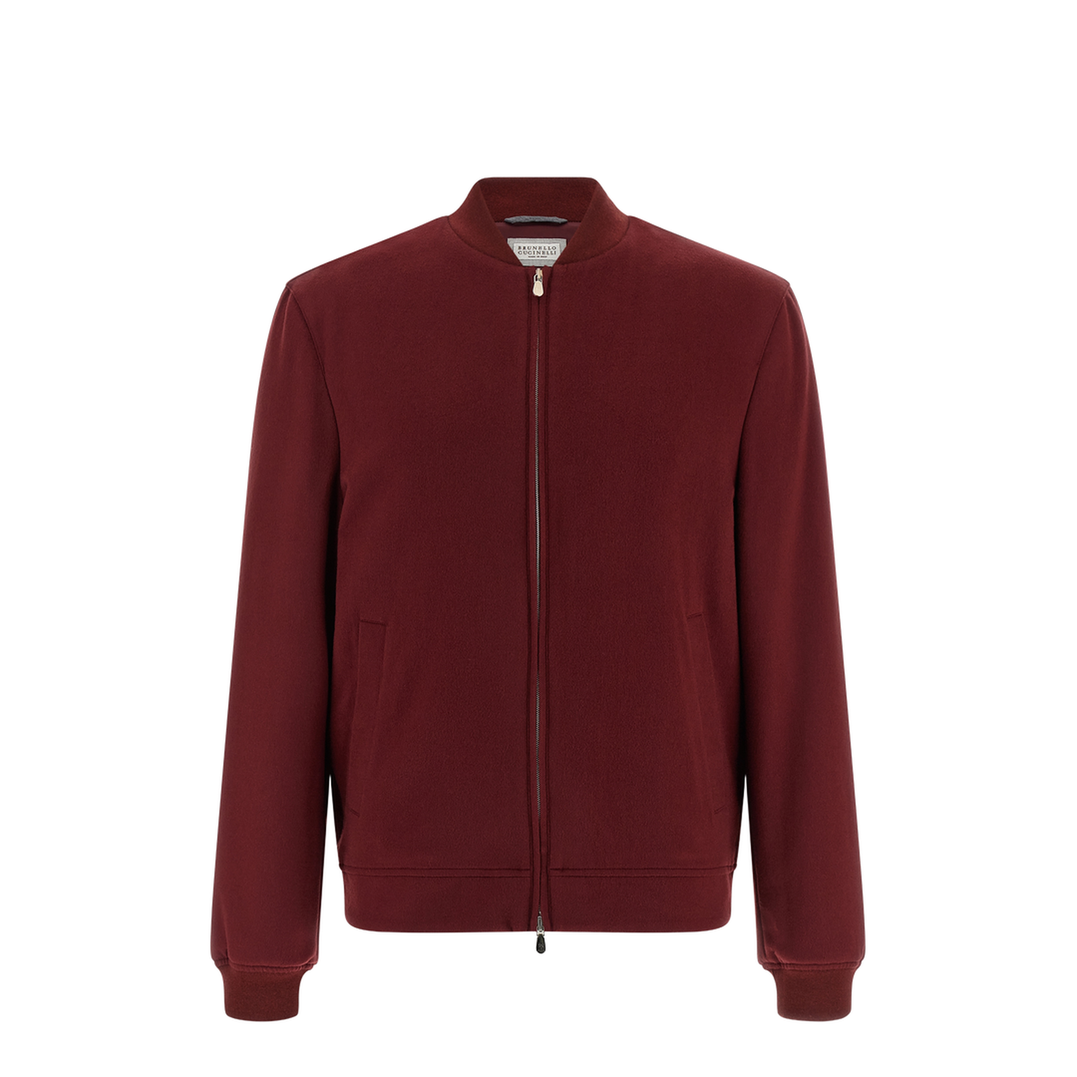 Cashmere Bomber Jacket Red
