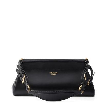 Black Enchaîné Medium Leather Bag