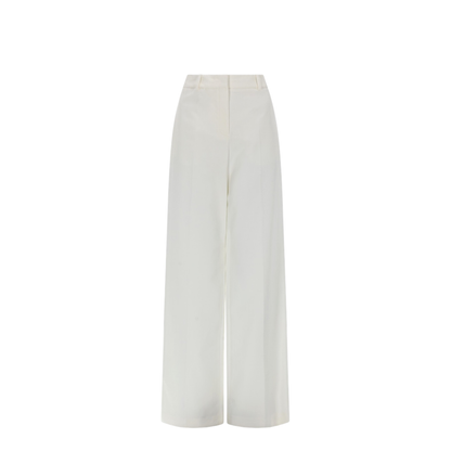 White Cotton Trousers