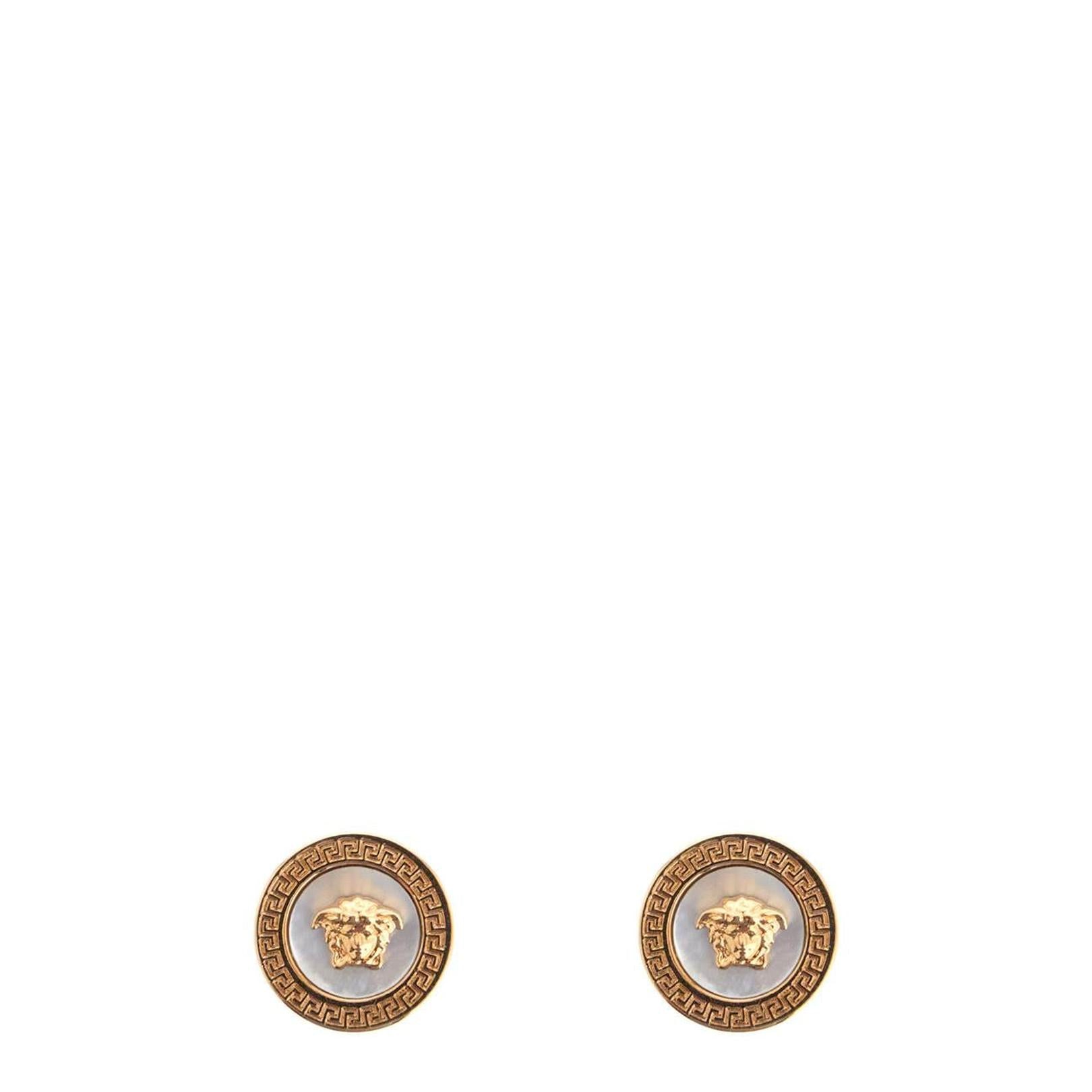 Versace ic button earrings by orecch