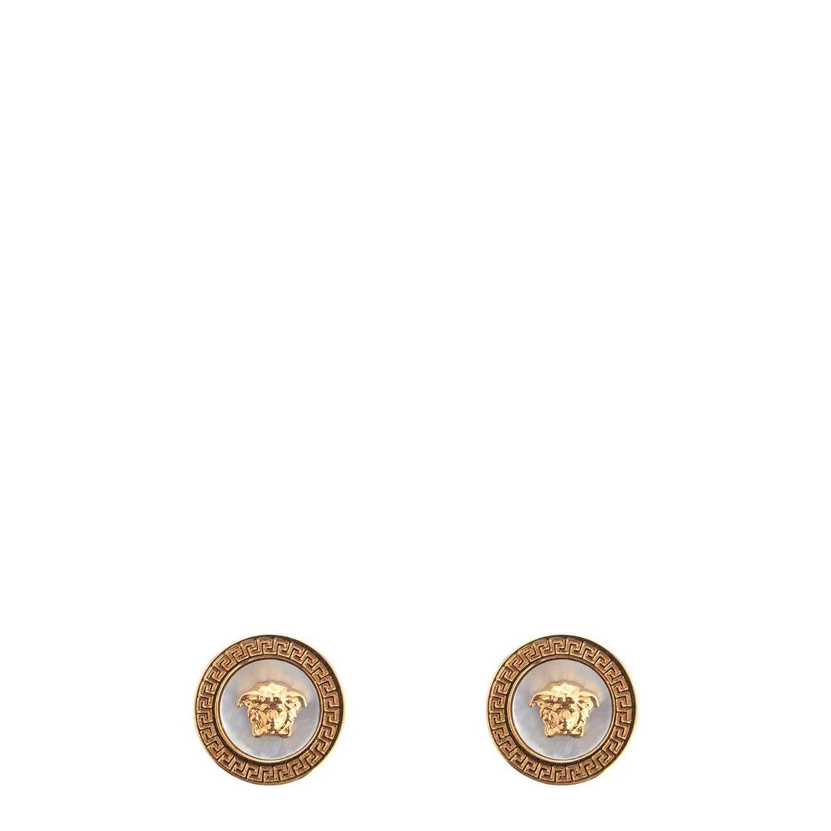 Versace ic button earrings by orecch