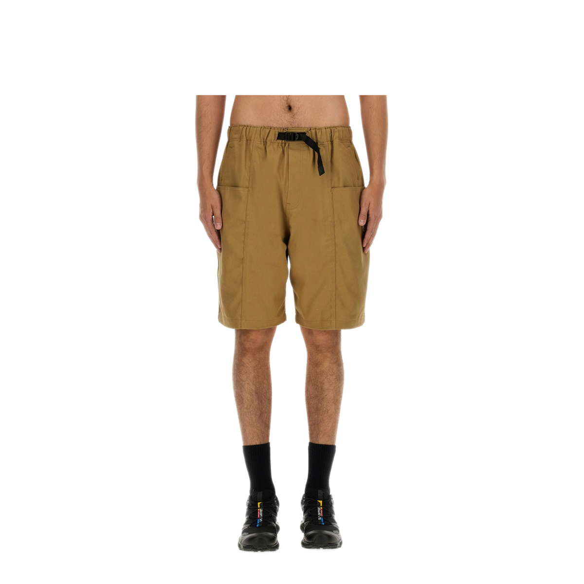 MAYFEYR - SOUTH2 WEST8 - Cotton Bermuda Shorts - OT499AKHAKI
