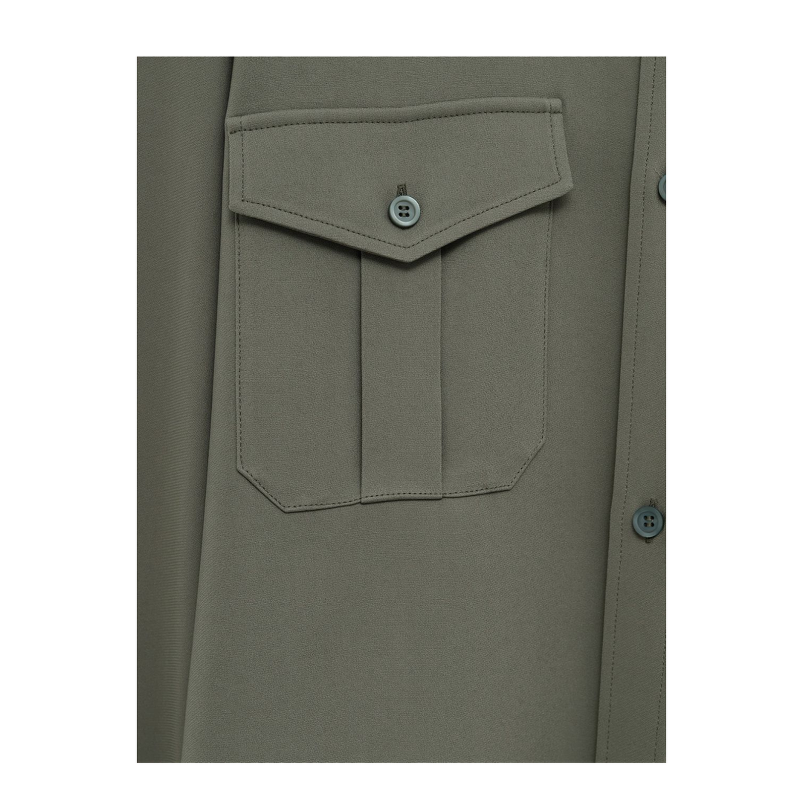 Shirt in Viscose Blend Green