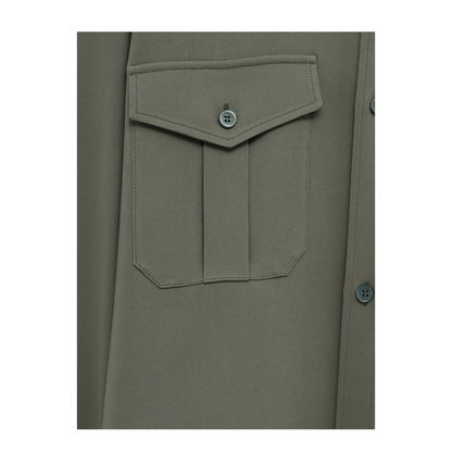 Shirt in Viscose Blend Green